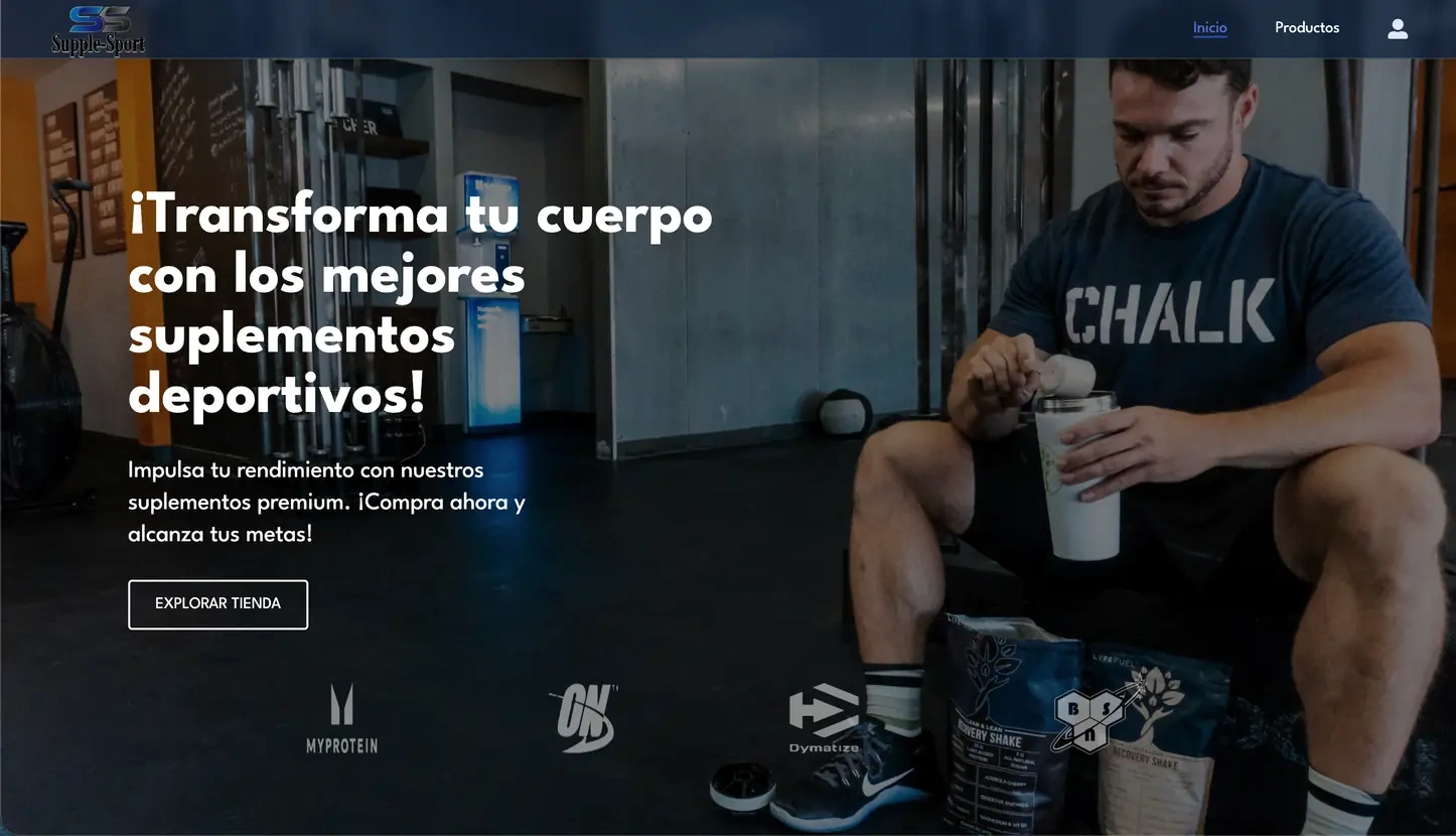 Supple Sport - Ecommerce de suplementos